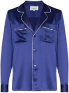 Casablanca De Soiree Silk Shirt - Blue
