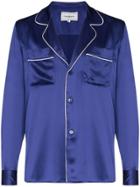 Casablanca De Soiree Silk Shirt - Blue