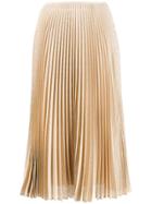 Fendi Perforated A-line Skirt - Neutrals