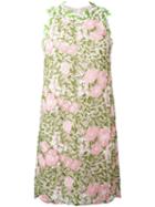Giambattista Valli Floral Motif Dress, Women's, Size: 46, Green, Silk/cotton/polyester/polyimide