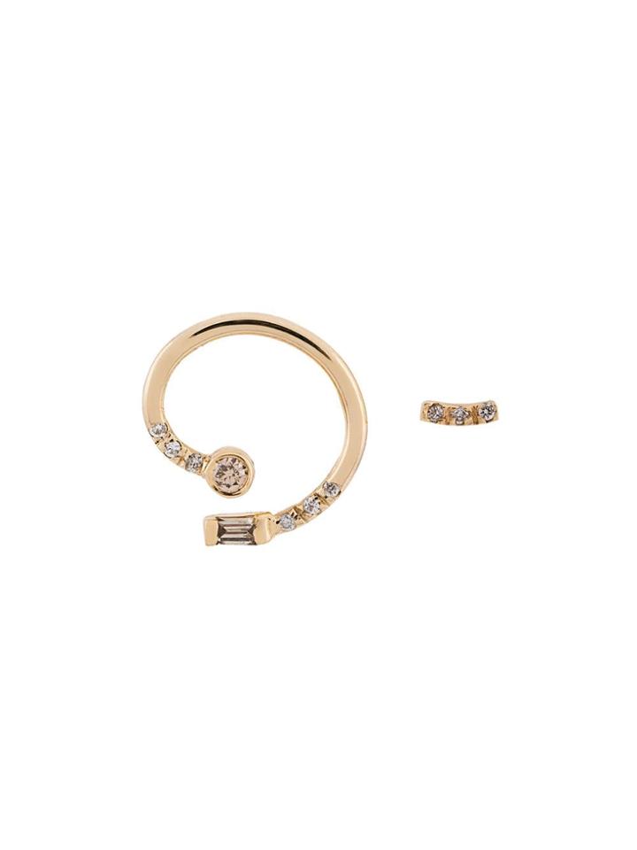 Xiao Wang Spiral Earring Set - Metallic