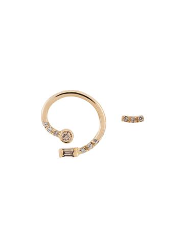 Xiao Wang Spiral Earring Set - Metallic