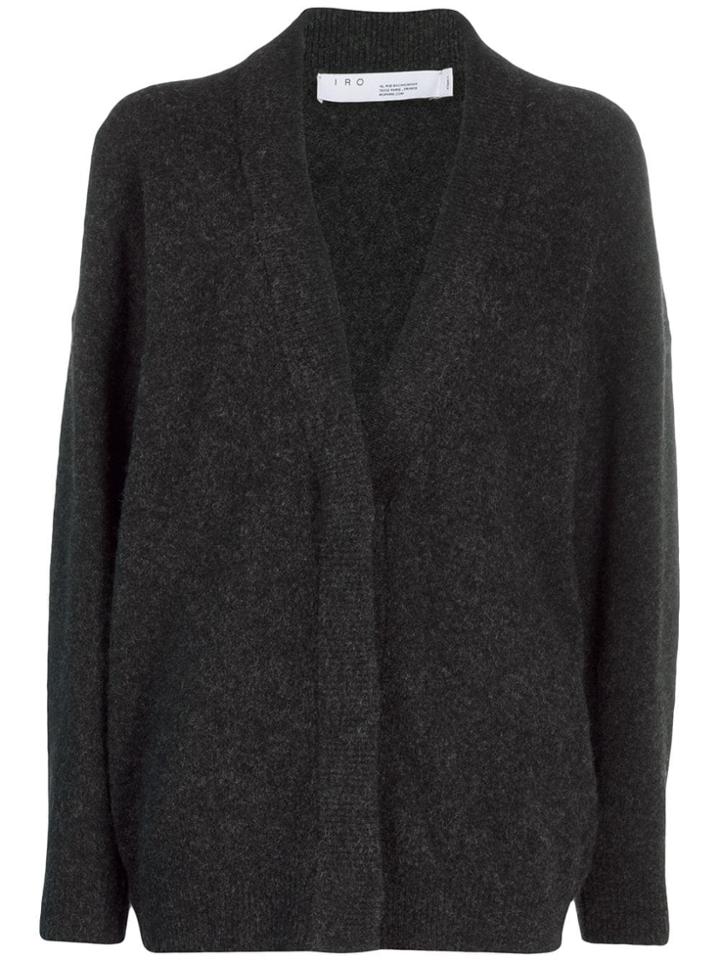 Iro Relaxed Knit Cardigan - Grey