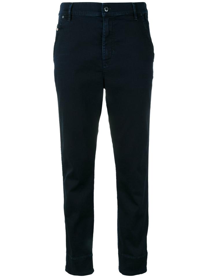 Diesel - Skinny Jeans - Women - Cotton/polyester/spandex/elastane - 27, Women's, Blue, Cotton/polyester/spandex/elastane