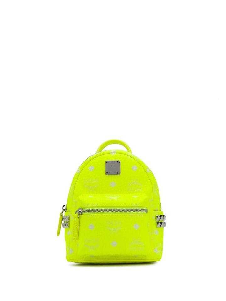 Mcm Mini Stark Backpack - Yellow
