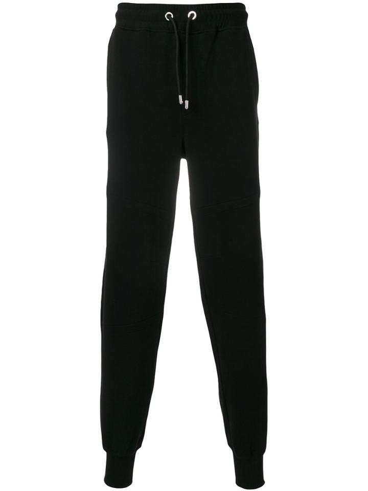 Versus Logo Patch Sweat Pants - Black