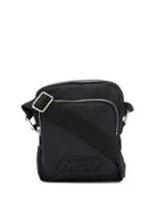 Mcq Alexander Mcqueen Logo Patch Messenger Bag - Black