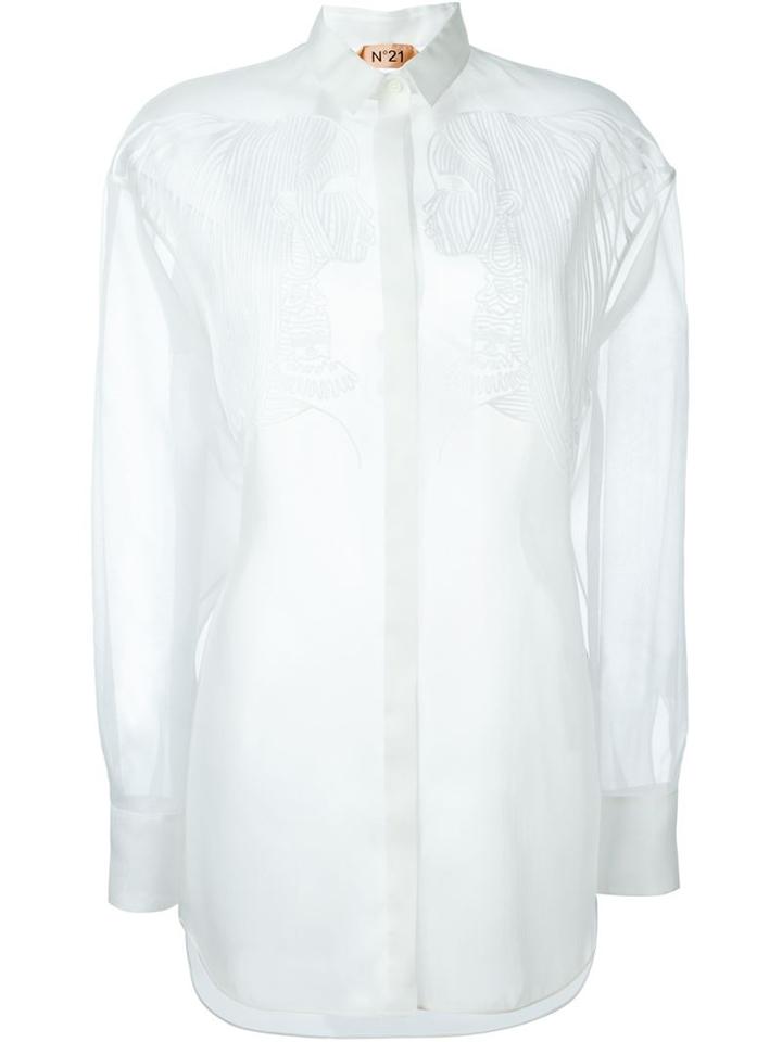 No21 'costanza' Embroidered Blouse