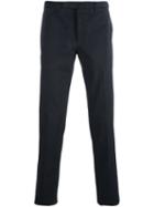 Incotex Slim Fit Chino Trousers, Men's, Size: 50, Blue, Cotton/spandex/elastane
