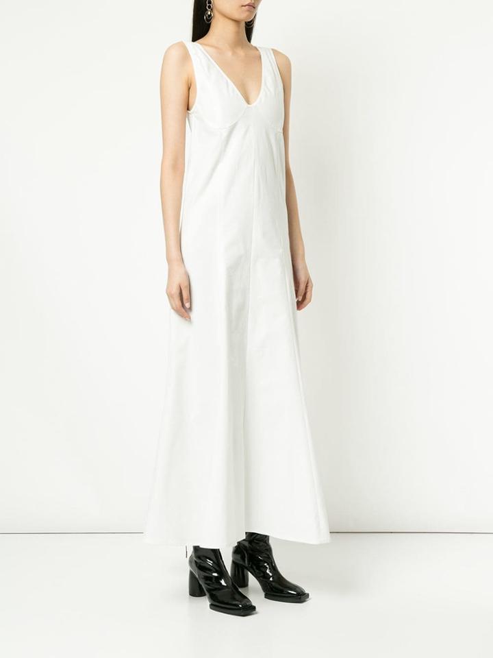 Georgia Alice Bodice Long Dress - White