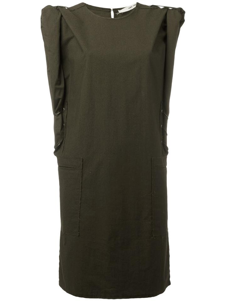 Damir Doma - Daha Shift Dress - Women - Cotton/polyamide/spandex/elastane - M, Women's, Green, Cotton/polyamide/spandex/elastane