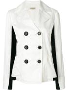 Giorgio Armani Pre-owned Side Panels Double-breasted Jacket - White