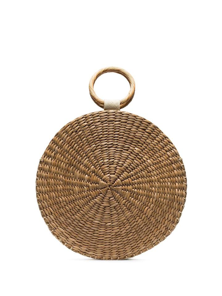 Aranáz Circuolo Straw Tote - Neutrals