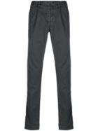 Incotex Classic Fit Chino Trousers - Grey