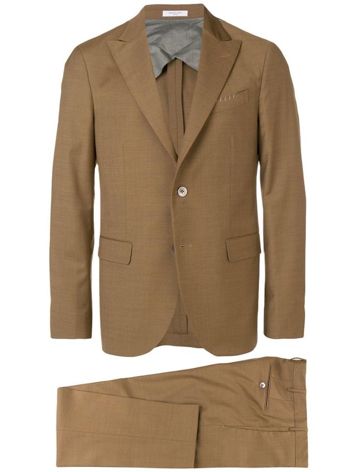Boglioli Slim Dinner Suit - Brown