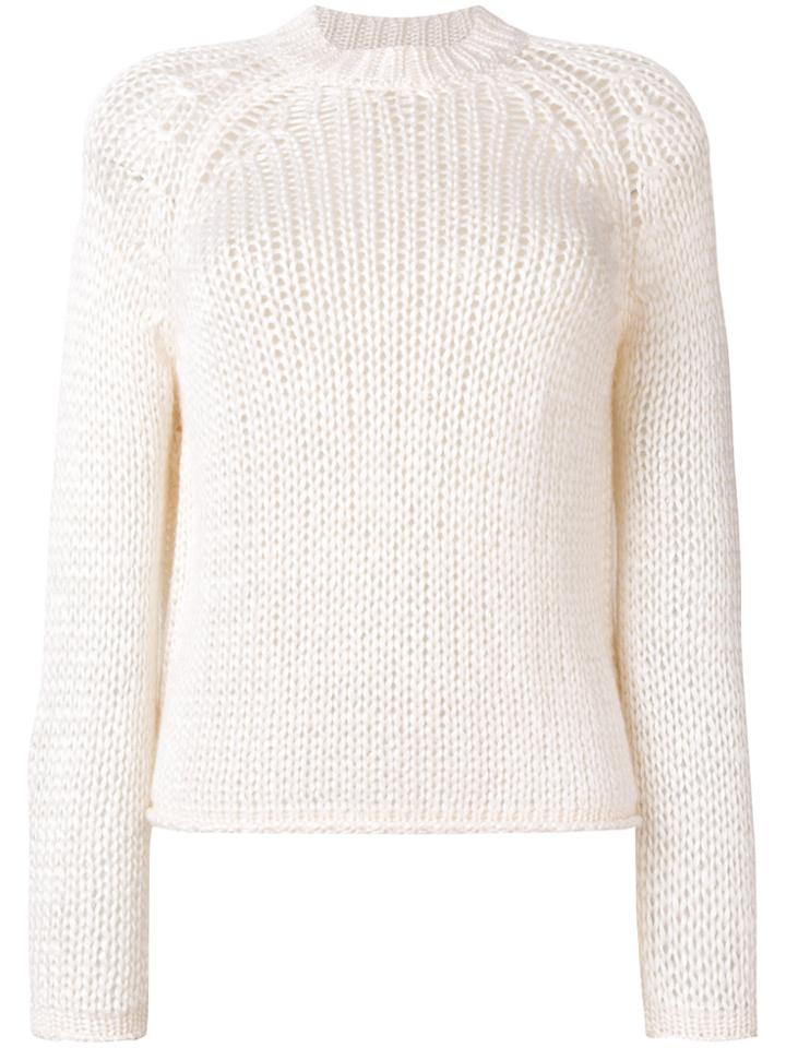 Forte Forte Chunky Knit Jumper - White