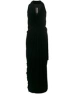 Rick Owens Evening Wrap Dress - Black