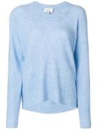 3.1 Phillip Lim Scoop Neck Knitted Sweater - Blue