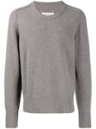Maison Margiela Long-sleeve Fitted Sweater - Grey