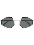 Mykita Mykita X Damir Doma Achilles Geometric Sunglasses - White