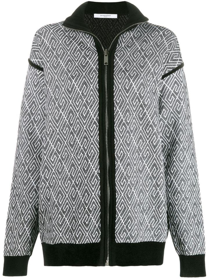 Givenchy 4g Knitted Cardigan - Black