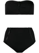 Emilio Pucci Pre-owned 2000's Zipped Bikini Set - Black