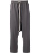 Rick Owens Drop-crotch Trousers, Women's, Size: 40, Grey, Viscose/cotton/wool