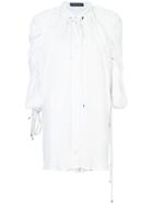 Y / Project Pleated Shirt - White