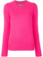 Burberry Crew Neck Sweater - Pink & Purple
