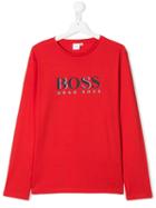 Boss Hugo Boss Logo Printed T-shirt - Red