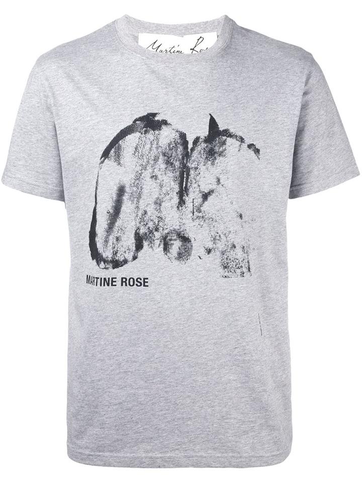 Martine Rose 'solo Sessions' T-shirt, Adult Unisex, Size: Small, Grey, Cotton