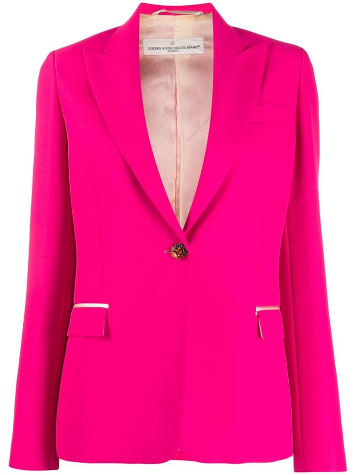 Golden Goose Peaked Lapels Blazer - Pink