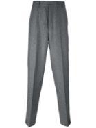 Ami Alexandre Mattiussi Oversized Trousers, Men's, Size: 36, Grey, Polyamide/wool