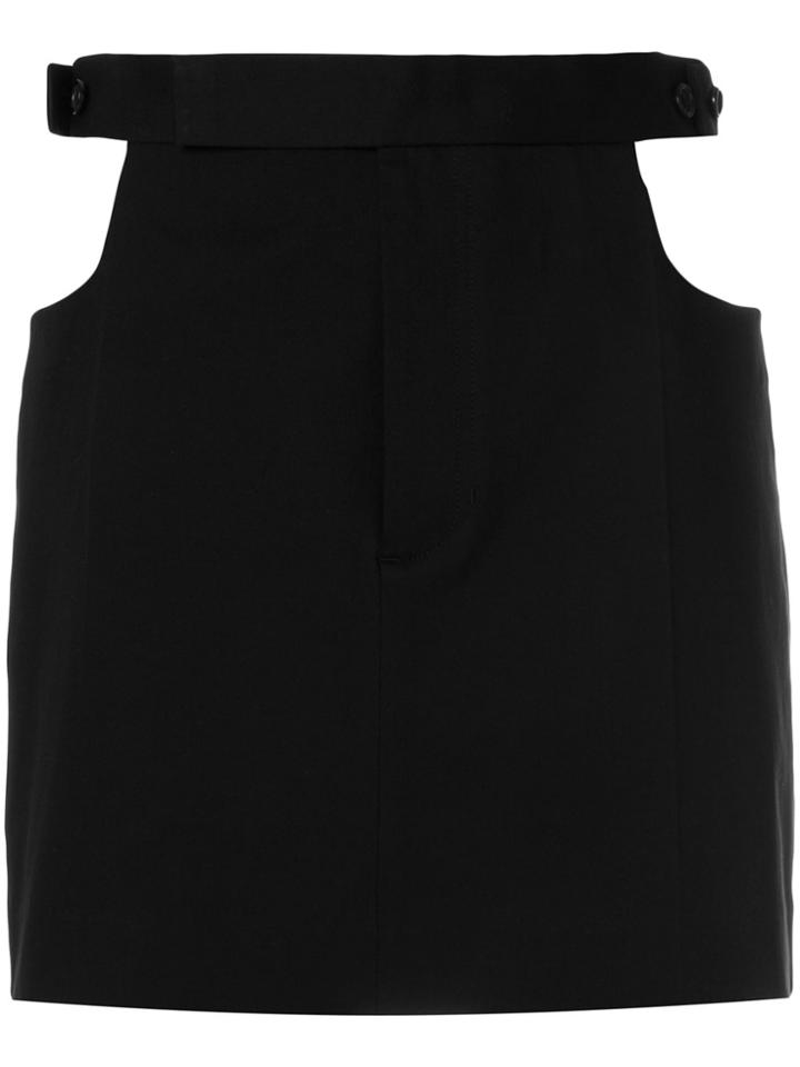 Helmut Lang Cut Out Skirt - Black
