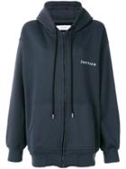 Facetasm Rear Print Hooded Jacket - Black
