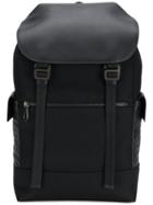 Bottega Veneta Multi-functional Interwoven Backpack - Black