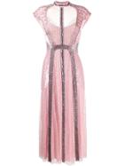 Temperley London Electra Bead-embellished Dress - Pink
