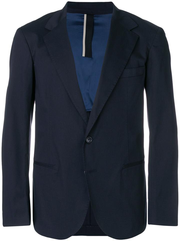 Low Brand Single Breasted Blazer - Blue