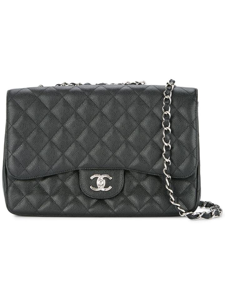 Chanel Pre-owned Double Chain Flap Bag - Black