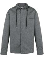 Lanvin Drawstring Long-sleeve Shirt - Grey