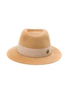 Maison Michel Wide Strap Hat - Neutrals