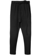 Ne. Sense - Mich Cropped Trousers - Men - Polyester/spandex/elastane/viscose - L, Black, Polyester/spandex/elastane/viscose