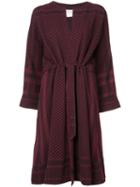 Cecilie Copenhagen - Kimono Dress - Women - Cotton - 1, Red, Cotton