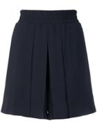 Emporio Armani Pleated Mini Skirt - Blue