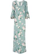 Sachin & Babi Floral Print Tower Gown - Green