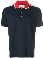 Dsquared2 Badge Embroidered Polo Shirt - Blue