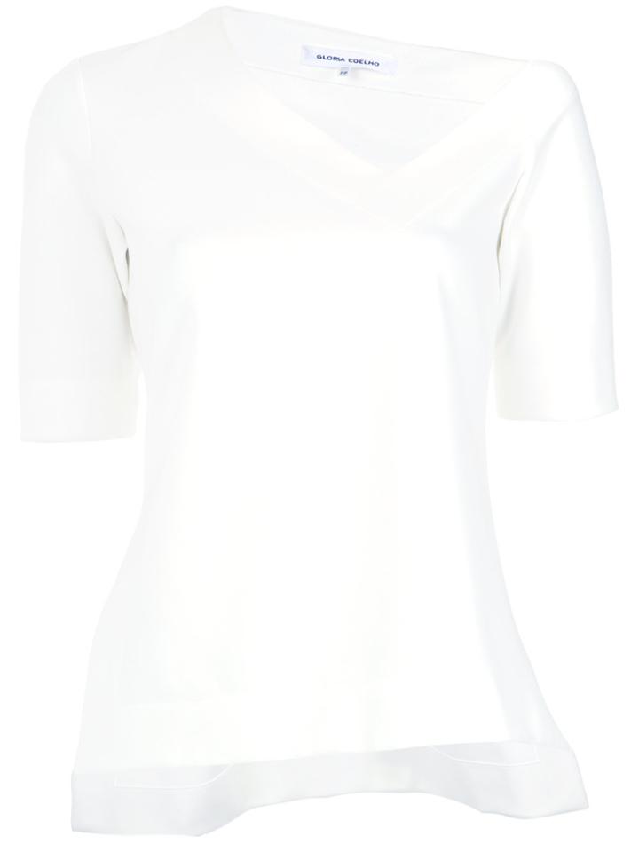 Gloria Coelho Asymmetric Top - White