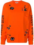 Mcq Alexander Mcqueen Embellished Sweater - Yellow & Orange
