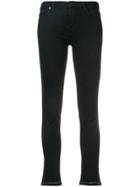 7 For All Mankind Studded Skinny Trousers - Black