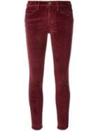 Frame Denim Skinny Trousers - Red